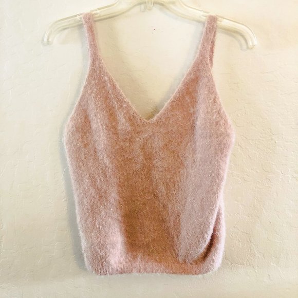 On Twelfth Tops - On Twelfth Fuzzy Sweater Cami